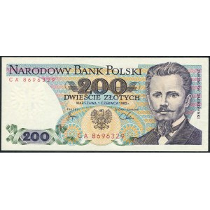 200 złotych 1982 - CA -