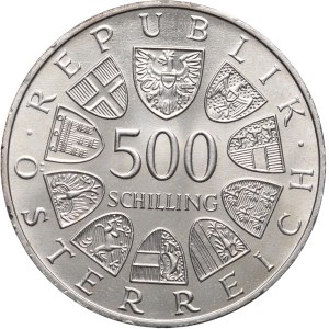 Austria, 500 szylingów 1983 Jan Paweł II