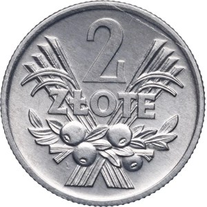 PRL, 2 złote 1973 Jagody, Warszawa