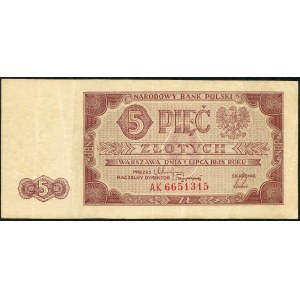 5 złotych 1948 - AK -