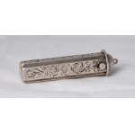 Silver lipstick case