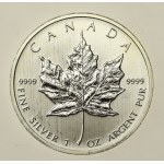 Canada, Elizabeth II, $5 2012 - Maple leaf, 1 oz. Ag 999 (260)