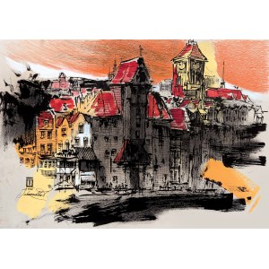 Tetiana OCHEREDKO (b. 1985), View of Gdansk, 2025