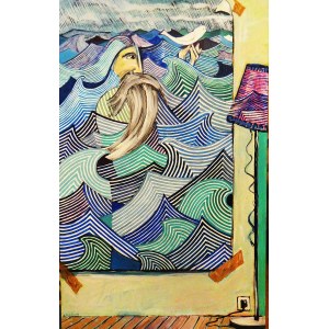 Tomasz KURAN (b. 1972), Poster with Noah, 2025