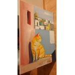 Jaroslaw BĄK (b. 1967), Cat and siesta, 2025