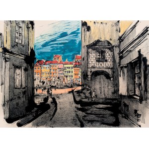 Tetiana OCHEREDKO (born 1985), Old Town Square in Warsaw, 2026
