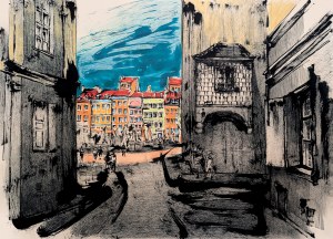 Tetiana OCHEREDKO (ur. 1985), Rynek Starego Miasta w Warszawie, 2026