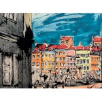 Tetiana OCHEREDKO (born 1985), Old Town Square in Warsaw, 2026