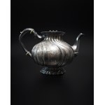Silver teapot