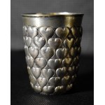 Pair of silver mugs, 19th century