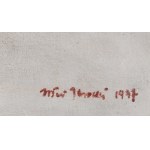 Władysław Jarocki (1879 Podhajczyki - 1965 Kraków), Portrait of a highlander woman against the background of a cottage, 1937