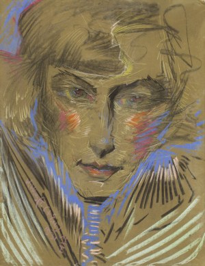 Stanisław Ignacy Witkiewicz Witkacy (1885 Warszawa - 1939 Jeziory na Polesiu), Portret Hanki Moesówny, 1931