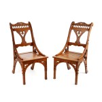 Wojciech Brzega (1872 Zakopane - 1941 Zakopane), A pair of chairs in the Zakopane style