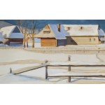 Rafał Malczewski (1892 Kraków - 1965 Montreal), "Winter Landscape" (View from the Kasprus area in Zakopane), 1921