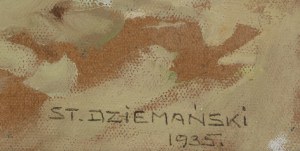 Stanisław Dziemański (1897 - 1962 Kraków), Dolina Zielona Kieżmarska, 1935