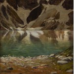 Adam Wadowski, Black Pond below Rysami, 1918