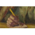 Sylverius Saski (1863 Nottingham - 1954 ), Highlander che scrive una lettera
