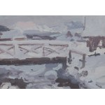 Stanisław Gałek (1876 Mokrzyska near Brzesko - 1961 Zakopane), Bridge over the stream