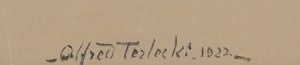 Alfred Terlecki (1883 Kielce - 1973 Zakopane), Zimowy pejzaż tatrzański, 1922