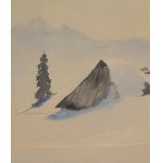 Alfred Terlecki (1883 Kielce - 1973 Zakopane), Winterlandschaft der Tatra, 1922