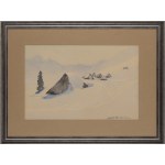 Alfred Terlecki (1883 Kielce - 1973 Zakopane), Winterlandschaft der Tatra, 1922