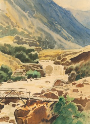 Tadeusz Nartowski (1892 Zręby k. Łomży - 1971 Szczecin), Górski potok