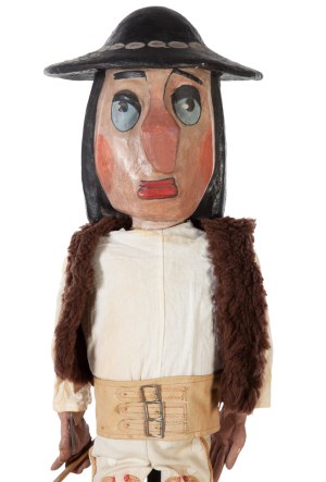 Kazimierz Mikulski (1918 Kraków - 1998 Kraków), Góral z ciupagą - lalka teatralna