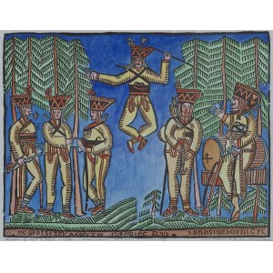 Vytautas Khomich (1910 Kyiv - 1984 Kyiv), Robber Dance, 1937