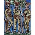 Vytautas Khomich (1910 Kyiv - 1984 Kyiv), Robber Dance, 1937