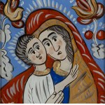 Ewelina Pęksowa (1923 Zakopane - 2015 Zakopane), Mother of God with Child