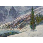 Leszek Stanko (1925 Sosnowiec - 2011 Katowice), Tarzan landscape with Monk over Morskie Oko, 2005