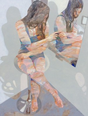Adam Wątor, Przy lustrze, 2019