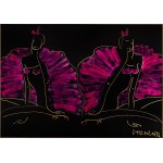 Joanna Sarapata, Two ballerinas in fuchsia, 2026