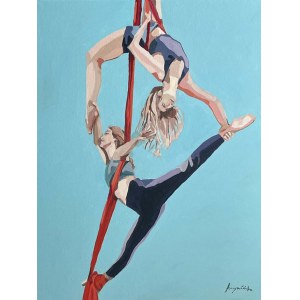 Ewa Krzywińska, Deux anges, un ciel, 2025