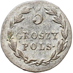 Royaume du Congrès, Alexandre Ier, 5 groszy 1823, Varsovie