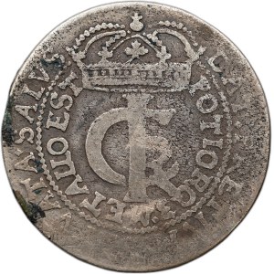 John Casimir, tymf 1663, Cracow, tip of PO reverse legend.
