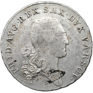 Duché de Varsovie, Frédéric Auguste Ier, 1/3 de thaler 1813