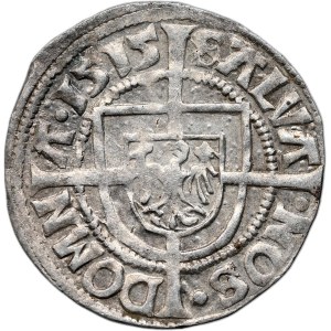 Teutonic Order, Albrecht Hohenzollern, penny 1515, Königsberg