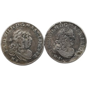 Set of 2 sixes 1680 and 1682, Königsberg