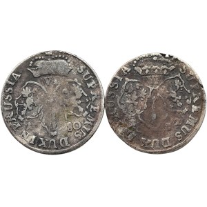 Set of 2 sixes 1680 and 1682, Königsberg