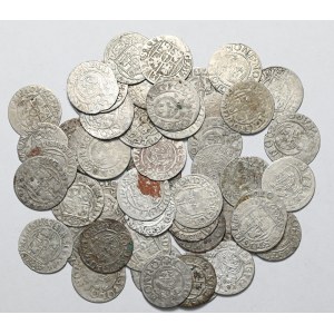 Satz von 50 Halbbildern von Sigismund III. Vasa, George William und Gustavus Adolphus