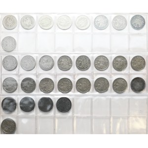 Set of 30 10 fenig coins 1874-1921