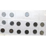 Set of 42 pieces of 5 fenig coins after 1871.
