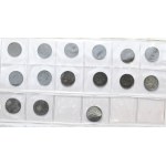 Set of 42 pieces of 5 fenig coins after 1871.