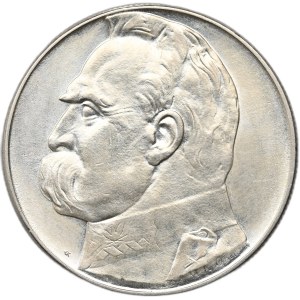 Deuxième République polonaise, 10 zlotys 1939 Pilsudski