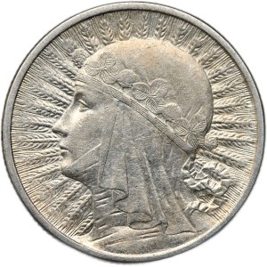 II Rzeczpospolita, 2 zloté 1932, hlava ženy, Varšava