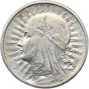 II Rzeczpospolita, 2 zlotys 1933, tête de femme, Varsovie