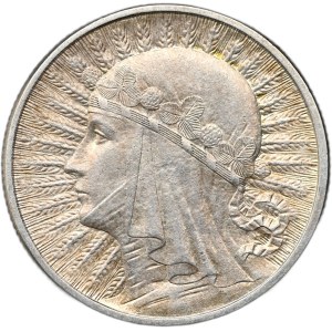 Die Zweite Polnische Republik, 2 Zloty 1934, weiblicher Kopf