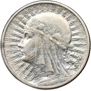 Die Zweite Polnische Republik, 2 Zloty 1934, weiblicher Kopf