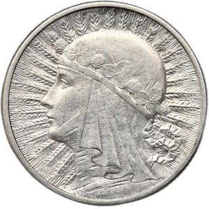 Die Zweite Polnische Republik, 2 Zloty 1934, weiblicher Kopf